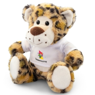 Teddy panther with a white T-shirt for sublimation
